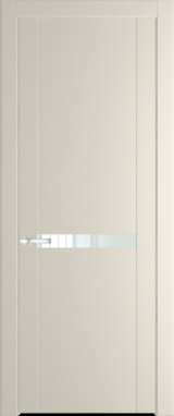 Межкомнатная дверь Profil Doors 1.4 P Lacobel Белый лак Кремовая Магнолия (RAL 120-04)
