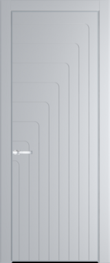 Межкомнатная дверь Profil Doors 10 PE Лайт Грей (RAL 870-01) Серебро