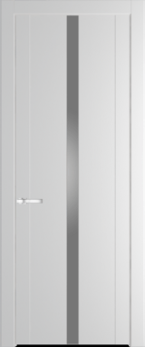 Межкомнатная дверь Profil Doors 1.8 P Монохром серебро (серебро матлак) Крем Вайт (RAL 120-02)
