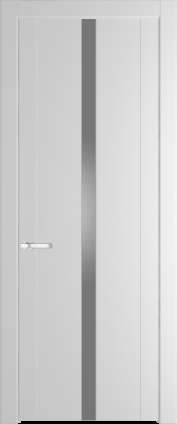 Межкомнатная дверь Profil Doors 1.8 P Монохром серебро (серебро матлак) Крем Вайт (RAL 120-02)