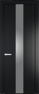 Межкомнатная дверь Profil Doors 1.9 P Lacobel Серебряный лак Блэк