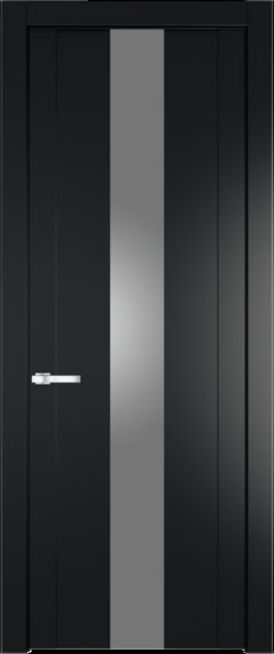 Межкомнатная дверь Profil Doors 1.9 P Lacobel Серебряный лак Блэк