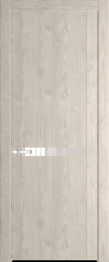 Межкомнатная дверь Profil Doors 1.4 N Lacobel Перламутровый лак Каштан светлый