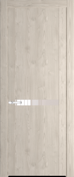 Межкомнатная дверь Profil Doors 1.4 N Lacobel Перламутровый лак Каштан светлый
