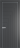 Межкомнатная дверь Profil Doors 10 PA Серебро Графит (Pantone 425С)