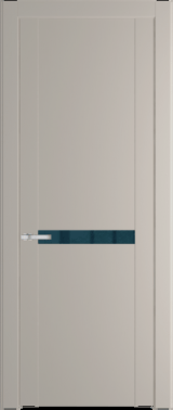 Межкомнатная дверь Profil Doors 1.4 P Зеркало синее Сэнд