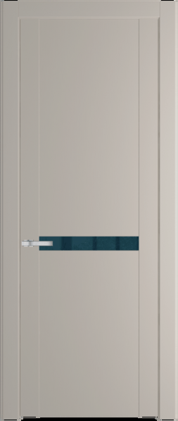Межкомнатная дверь Profil Doors 1.4 P Зеркало синее Сэнд