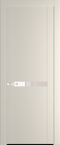 Межкомнатная дверь Profil Doors 1.4 P Lacobel Перламутровый лак Кремовая Магнолия (RAL 120-04)
