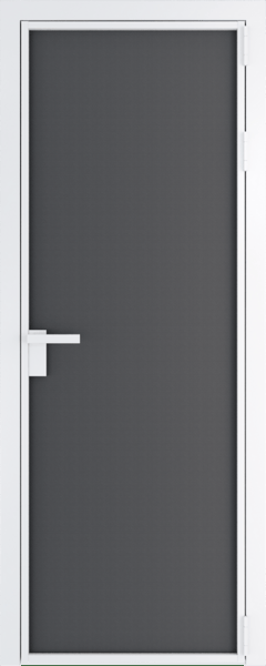 Алюминиевая дверь Profil Doors Orange 1 AP.O Графит элегант Вайт
