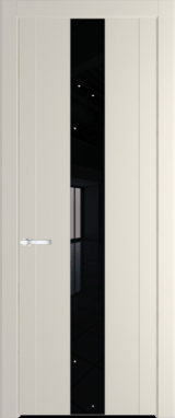 Межкомнатная дверь Profil Doors 1.9 P Черный лак Кремовая Магнолия (RAL 120-04)