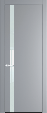 Межкомнатная дверь Profil Doors 18 PW Lacobel Белый лак Смоки (RAL 870-02)