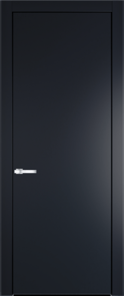 Межкомнатная дверь Profil Doors 1 PW Нэви Блу (RAL 7016)