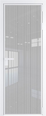 Алюминиевая дверь Profil Doors 1 AG Вайт Страйп