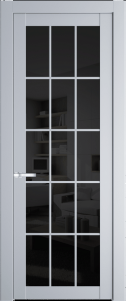 Межкомнатная дверь Profil Doors 1.1.2 (p.15) Черное тонированное Лайт Грей (RAL 870-01)
