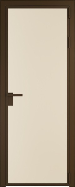 Алюминиевая дверь Profil Doors 1 AG Деорэ Монохром жемчуг