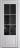Межкомнатная дверь Profil Doors 1.2.2 (p.6) Черное тонированное Крем Вайт (RAL 120-02)