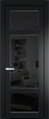 Межкомнатная дверь Profil Doors 1.3.2 PD Черное тонированное Блэк