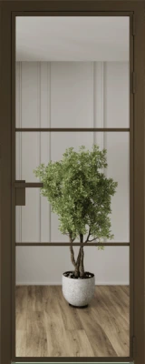 Алюминиевая дверь Profil Doors 13 AG Деорэ Зеркало