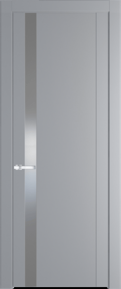 Межкомнатная дверь Profil Doors 1.2 P Монохром серебро (серебро матлак) Смоки (RAL 870-02)