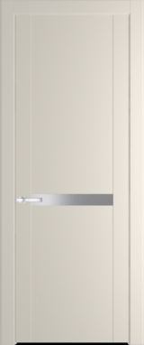 Межкомнатная дверь Profil Doors 1.4 P Lacobel Серебряный лак Кремовая Магнолия (RAL 120-04)
