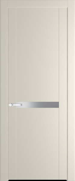 Межкомнатная дверь Profil Doors 1.4 P Lacobel Серебряный лак Кремовая Магнолия (RAL 120-04)