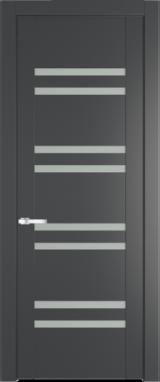 Межкомнатная дверь Profil Doors 1.6 P Матовое Графит (Pantone 425С)