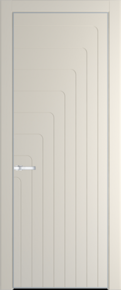 Межкомнатная дверь Profil Doors 10 PE Кремовая Магнолия (RAL 120-04) Серебро