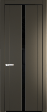 Межкомнатная дверь Profil Doors 1.8 P Черный лак Перламутр бронза