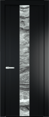 Межкомнатная дверь Profil Doors 1.9 P Атриум серебро Блэк