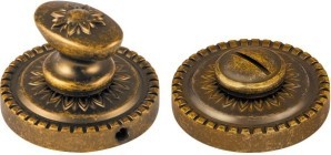 Ручка Armadillo (Армадилло) поворотная BK6.R.CL55 (BK6/CL) OB-13 античная бронза
