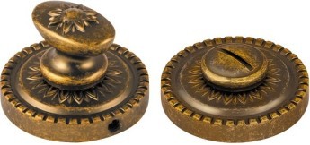 Ручка Armadillo (Армадилло) поворотная BK6.R.CL55 (BK6/CL) OB-13 античная бронза