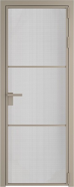 Алюминиевая дверь Profil Doors 13 AG Никель матовый Кризет