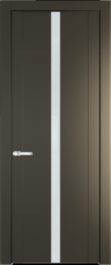 Межкомнатная дверь Profil Doors 1.8 P Белый лак Перламутр бронза