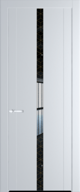 Межкомнатная дверь Profil Doors 1.8 P Лоран узор золото Вайт (RAL 110 96 02)