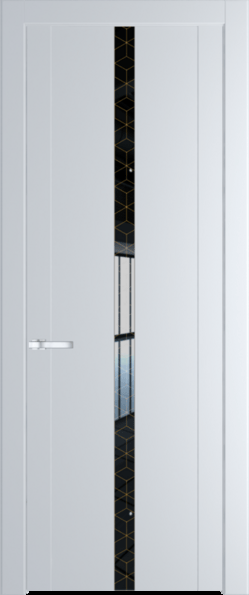 Межкомнатная дверь Profil Doors 1.8 P Лоран узор золото Вайт (RAL 110 96 02)