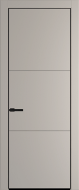 Межкомнатная дверь Profil Doors 13 PA Черный матовый Сэнд