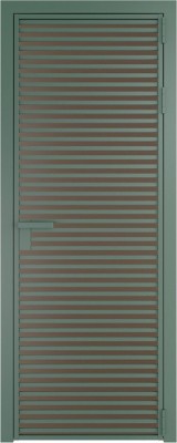 Алюминиевая дверь Profil Doors 12 AG Зеленый воск Монохром гляссе