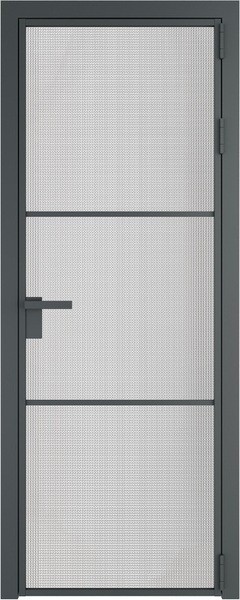Алюминиевая дверь Profil Doors 13 AG Серая ночь Кризет