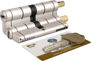 Цилиндровый механизм Mottura (Моттура) под вертушку C39F364601C5 (82 мм/31+10+41), МАТ.НИКЕЛЬ
