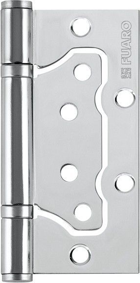 Петля Fuaro (Фуаро) универсальная без врезки IN4500W CP (500-2BB 100x2,5) хром