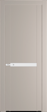Межкомнатная дверь Profil Doors 1.4 P Монохром белый просветленный Сэнд