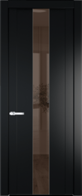 Межкомнатная дверь Profil Doors 1.9 P Зеркало бронзовое Блэк