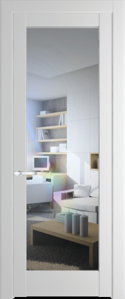Межкомнатная дверь Profil Doors 4.1.2 PD Крем Вайт (RAL 120-02) Прозрачное