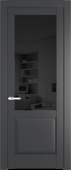 Межкомнатная дверь Profil Doors 4.2.2 PD Графит (Pantone 425С) Черное тонированное