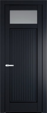Межкомнатная дверь Profil Doors 3.3.2 PM Прозрачное Нэви Блу (RAL 7016)