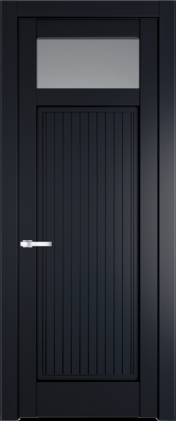 Межкомнатная дверь Profil Doors 3.3.2 PM Прозрачное Нэви Блу (RAL 7016)