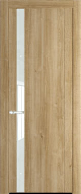 Межкомнатная дверь Profil Doors 1.2 N Lacobel Белый лак Дуб Карамель