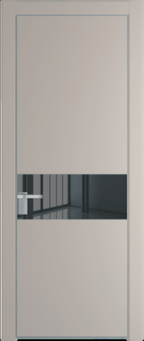 Межкомнатная дверь Profil Doors 17 PA Серебро Зеркало Grey Сэнд