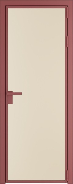 Алюминиевая дверь Profil Doors 1 AG Красный антрацит Монохром жемчуг