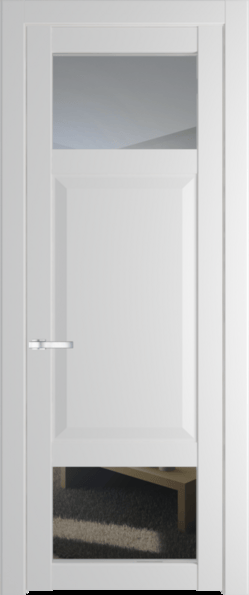Межкомнатная дверь Profil Doors 1.3.4 PD Прозрачное Крем Вайт (RAL 120-02)